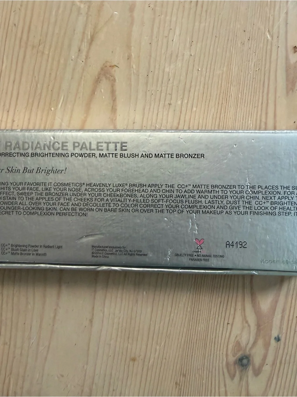 it Cosmetics CC+ RADIANCE Palette Anti-Aging Brightening Powder, Blush, Bronzer